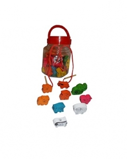 Pot met Houten Dierenkralen
